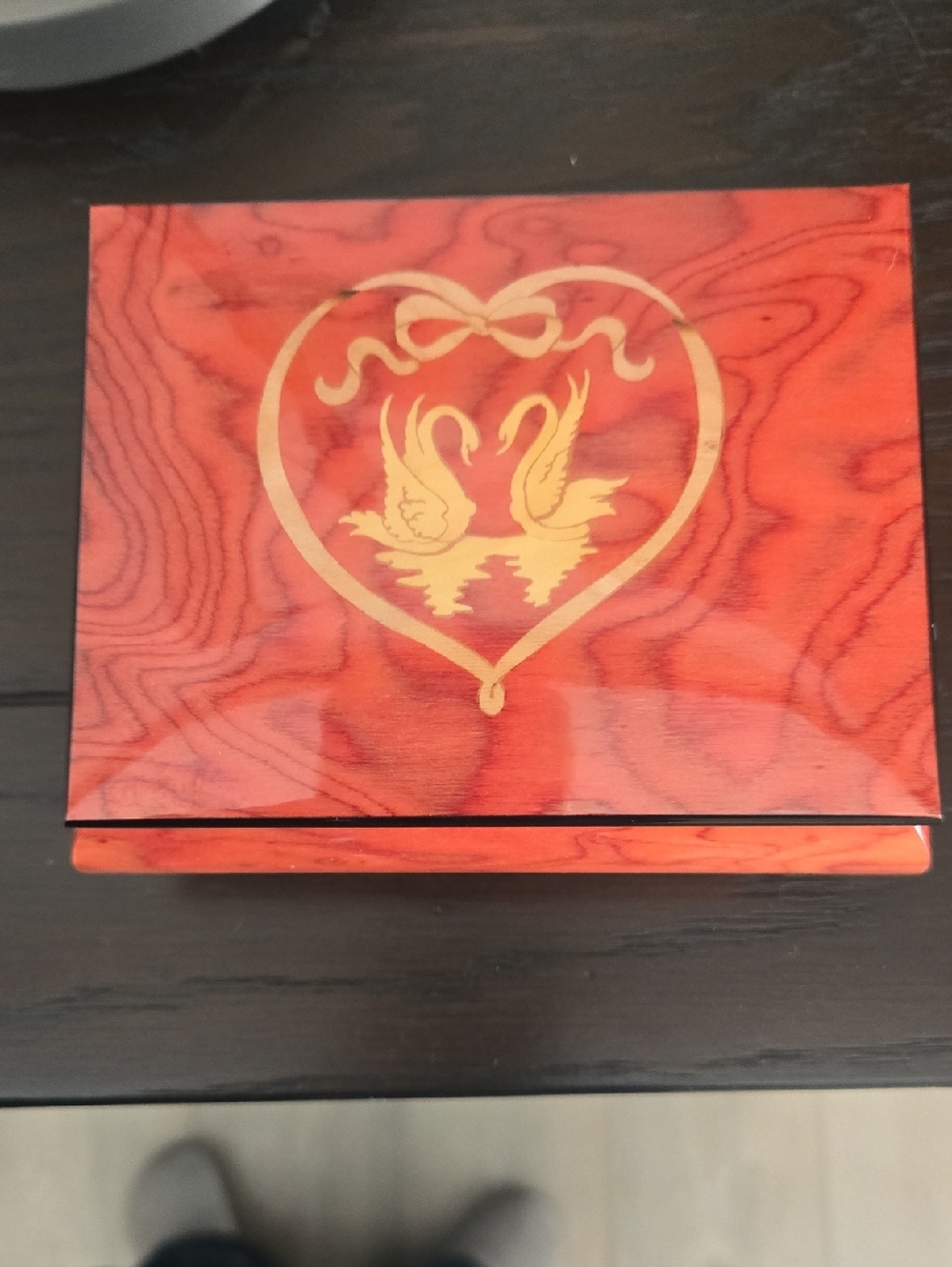 Rosewood Music Box Plays LARAS Theme
